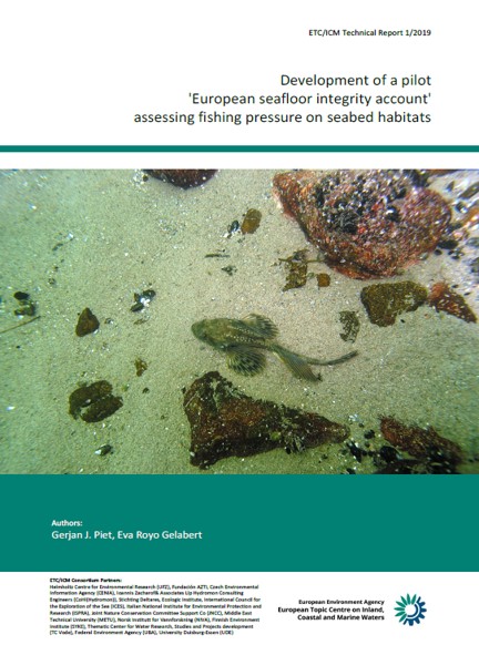 Fishing pressure on seabed habitats.