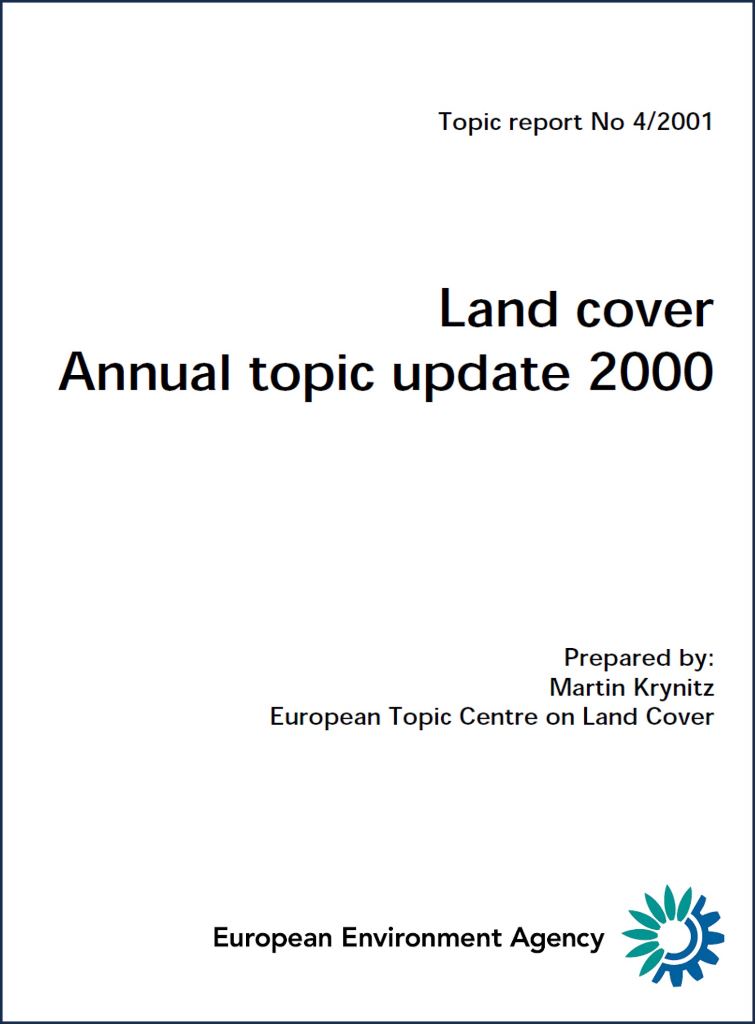 CLC: ETCLC - Report 2001/4