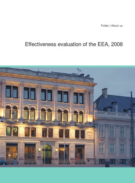Effectiveness evaluation of the EEA, 2008