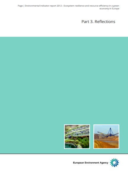 Environmental indicator report 2012 - Part 3. Reflections