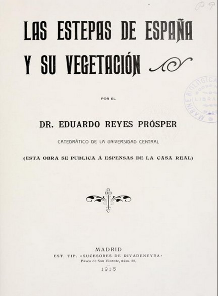  Las estepas de España y su vegetación