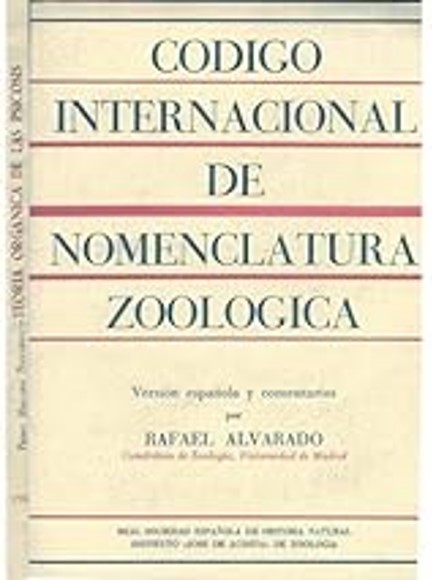 Código Int. de Nomenclatura Zoológica (1962)
