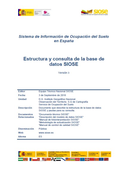 SIOSE-2018: Base de datos (v3)