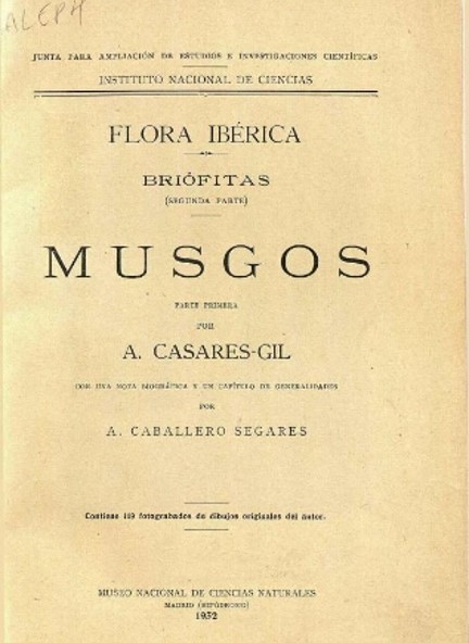 Flora Ibérica. Briófitas (Musgos)