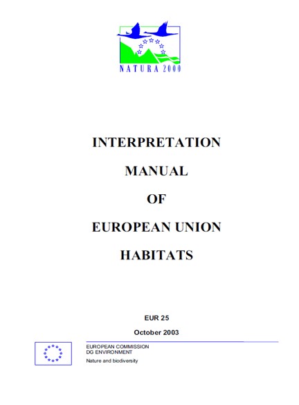 Interpretation Manual Habitats - EUR25/2003