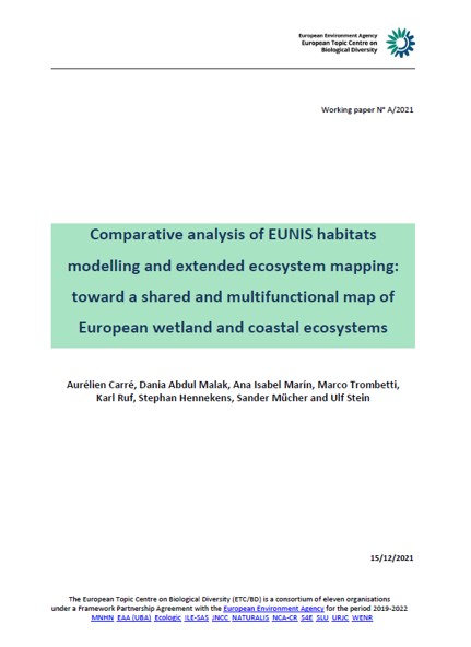 EUNIS-2021: Mapping