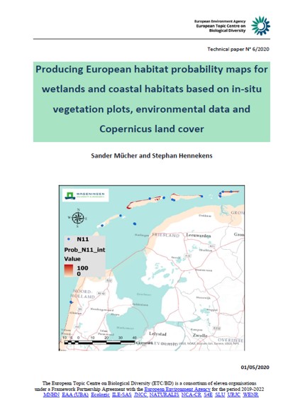  EUNIS-2020: Maps for wetlands and coastal