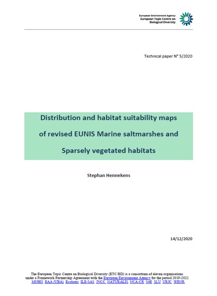 EUNIS-2020: Saltmarshes and Sparsely vegetated