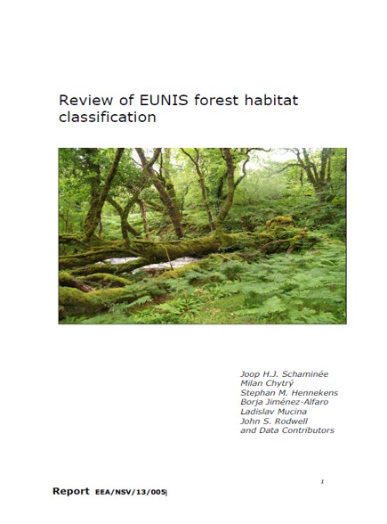 EUNIS-2013: Forest