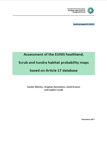 EUNIS-2017: Heathland - Scrub, Tundra