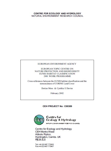 EUNIS-2002: CLC (2)