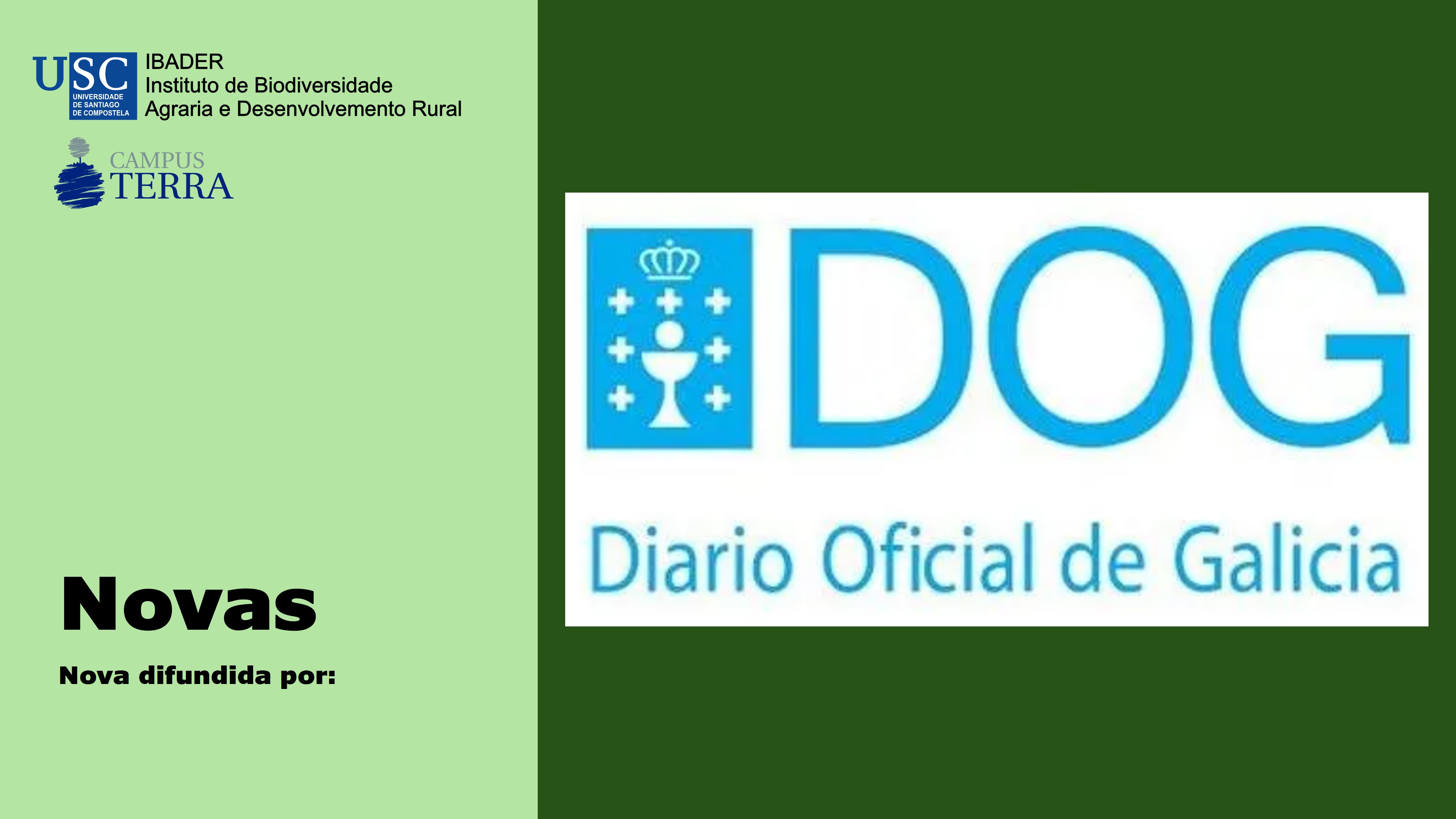 2021/01/14: Publicada a Lei de Ordenación do Territorio de Galicia