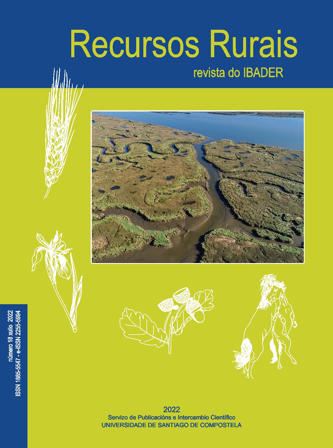 2022/07/26: Publicado o novo número da revista científico-técnica Recursos Rurais (nº 18 - Xullo 2022) en acceso on-line