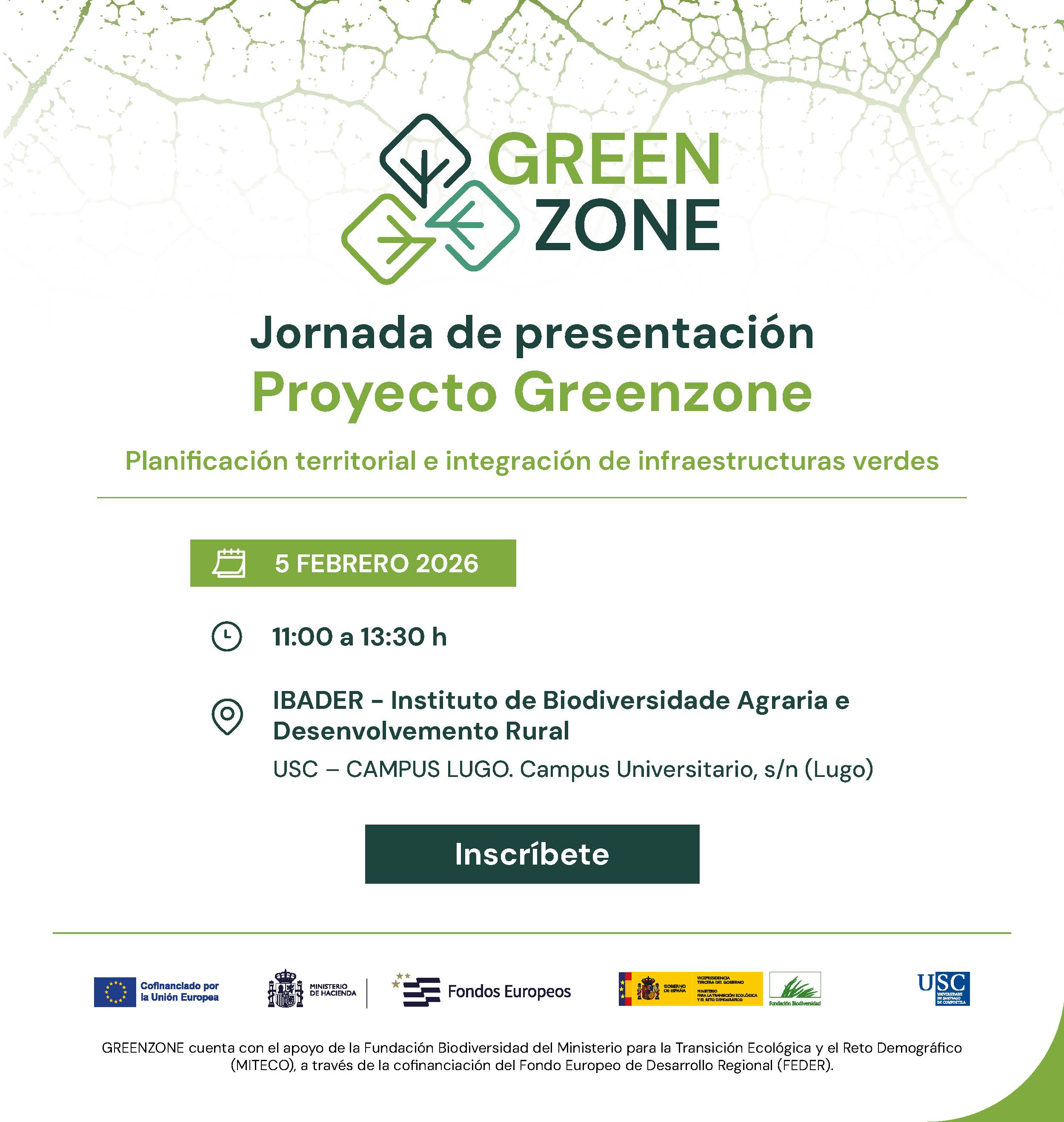 2026/01/29 O IBADER acolle a xornada de presentación do proxecto GREENZONE 