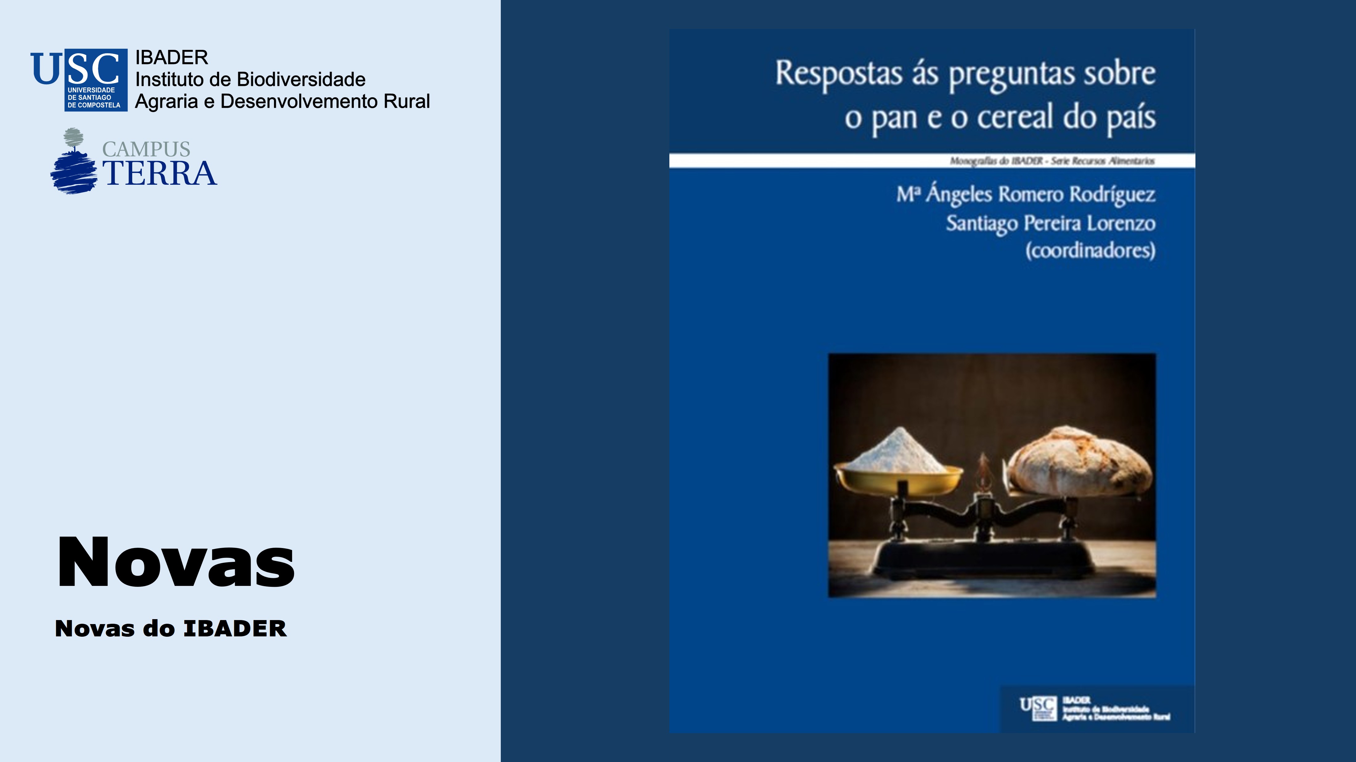 2018/10/22: Acto de presentación nova publicación no IBADER