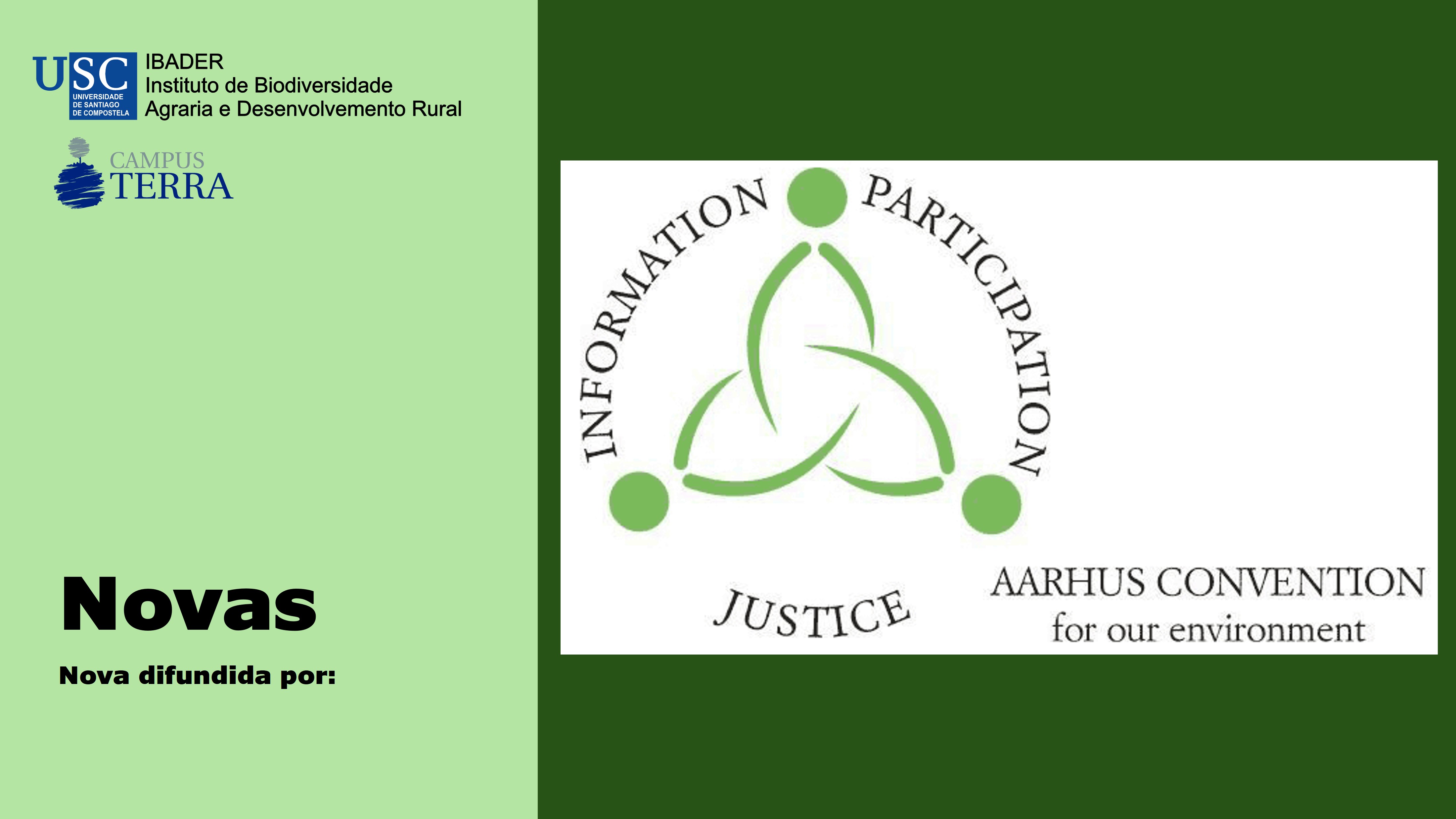 2019/02/28: Consulta pública de la UE sobre el Convenio de Aarhus en materia de acceso a la justicia