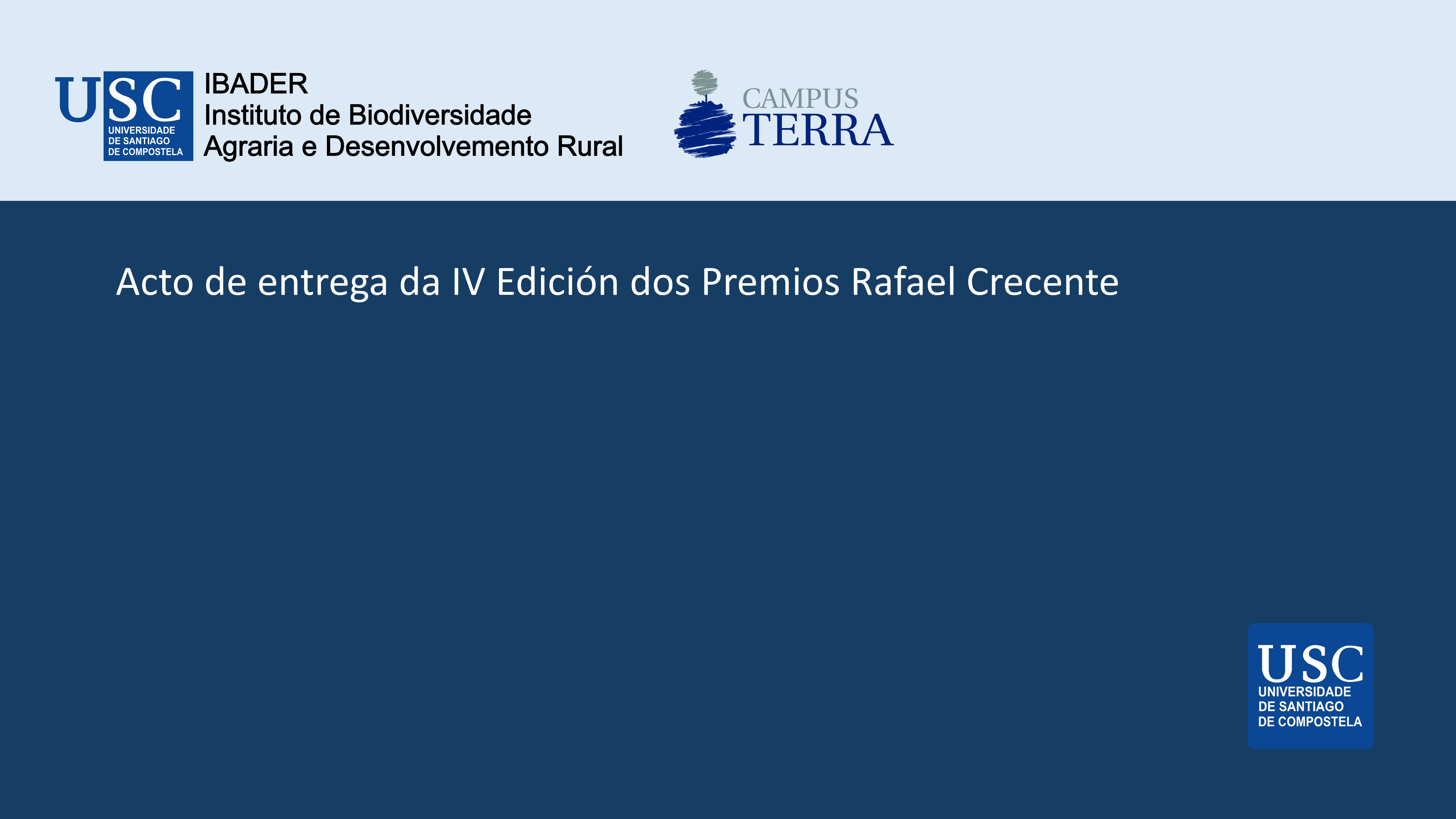 2021/09/28: Acto de entrega da IV Edición dos Premios Rafael Crecente