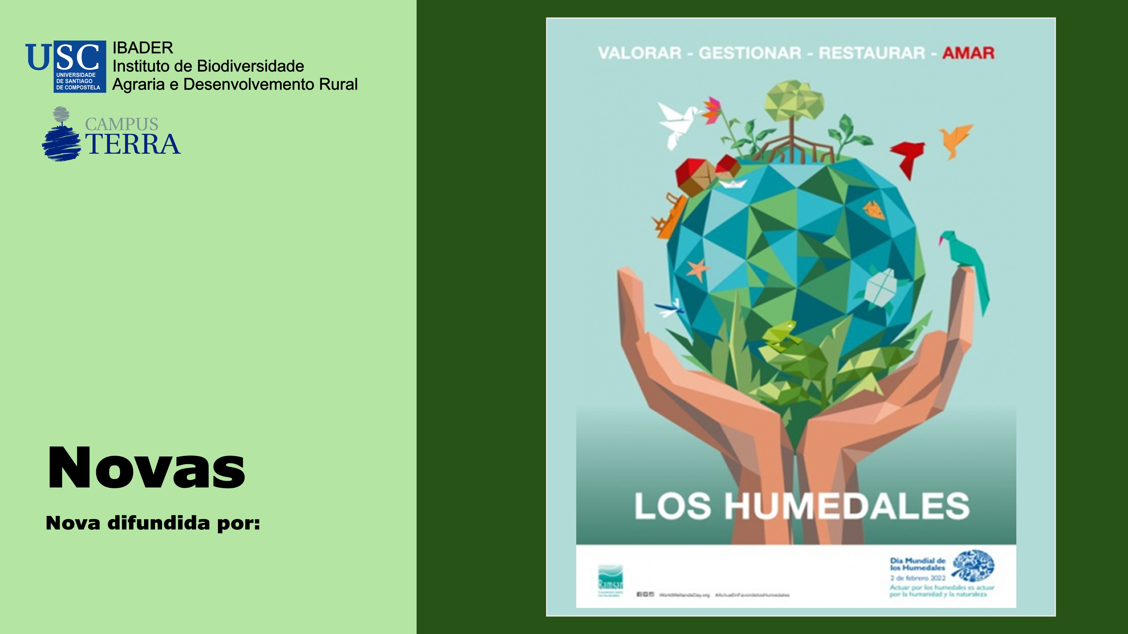 2022/02/02: Dia Mundial dos Humidais