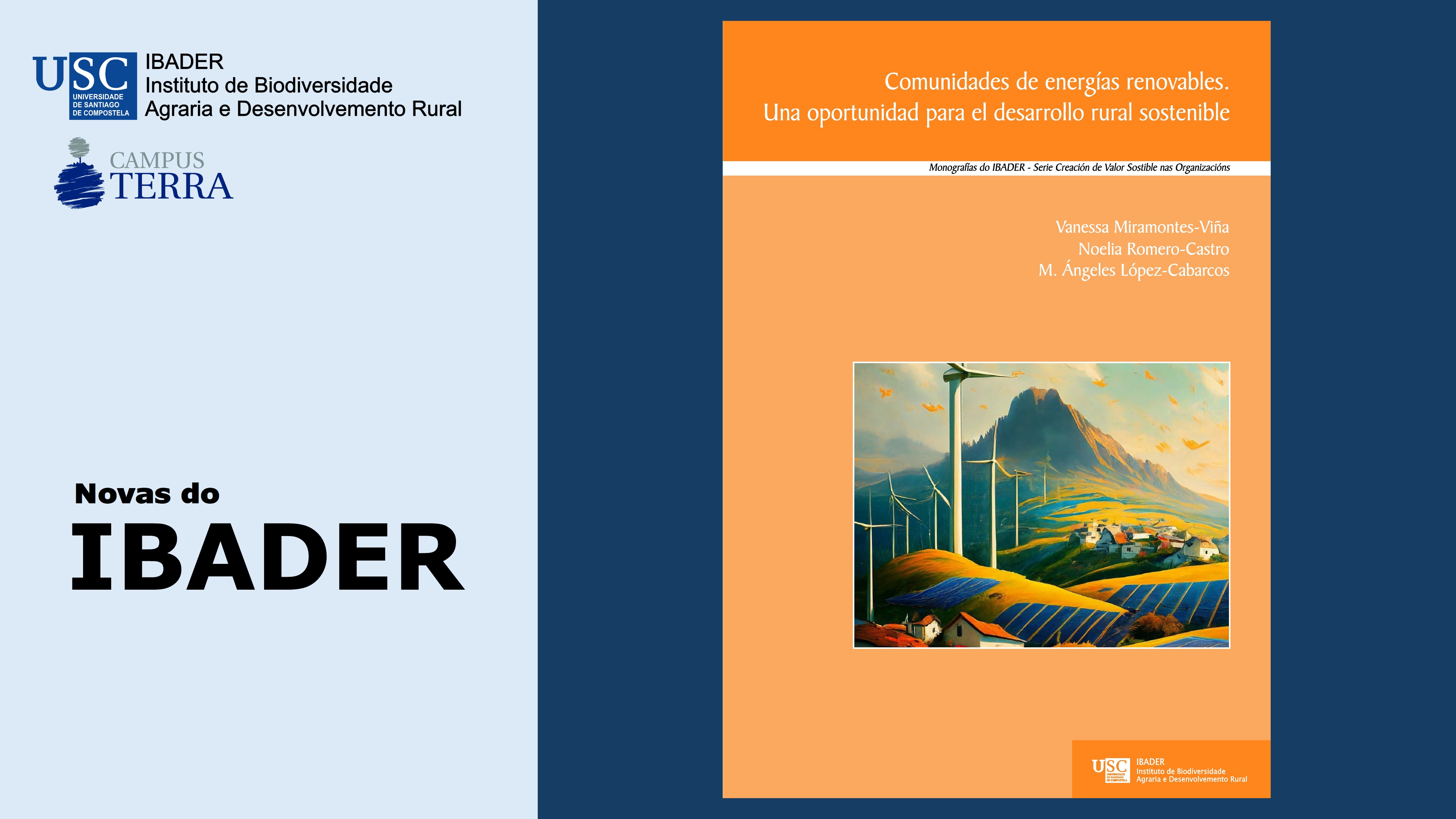 2024/01/10: Publicados dos novos numeros das Monografías do IBADER