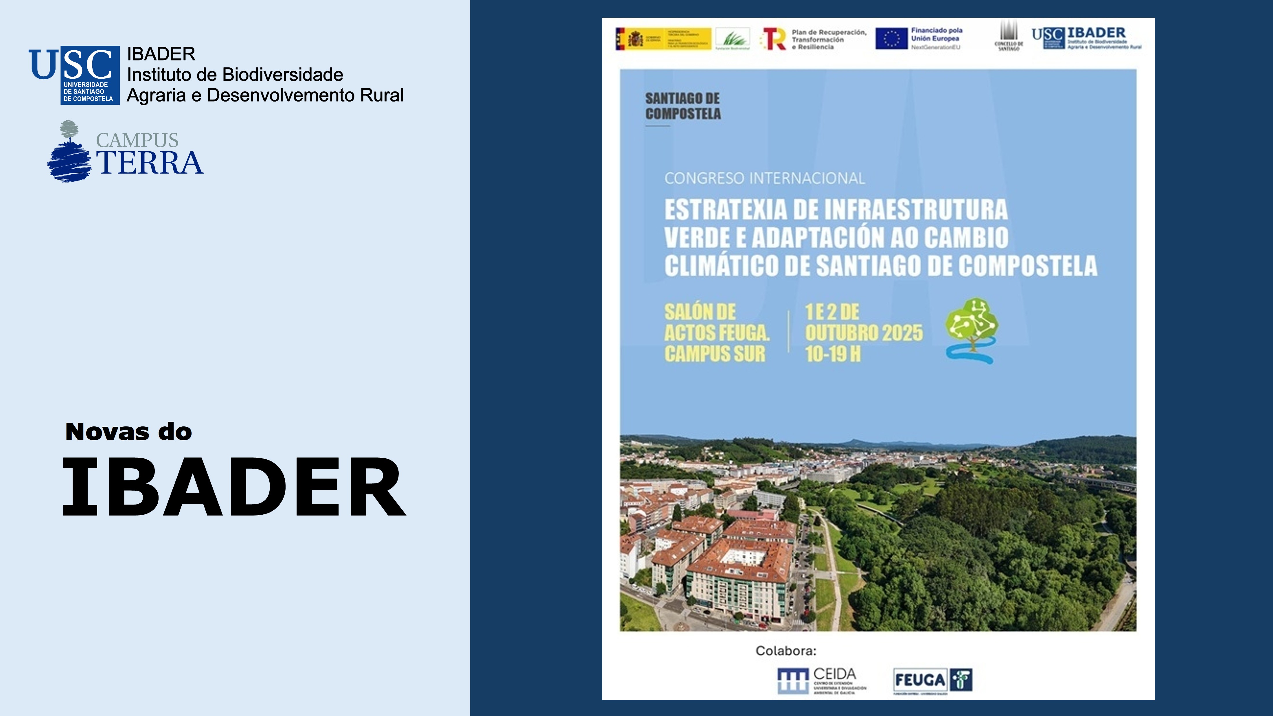 2025/09/22: Congreso Internacional sobre Infraestrutura Verde