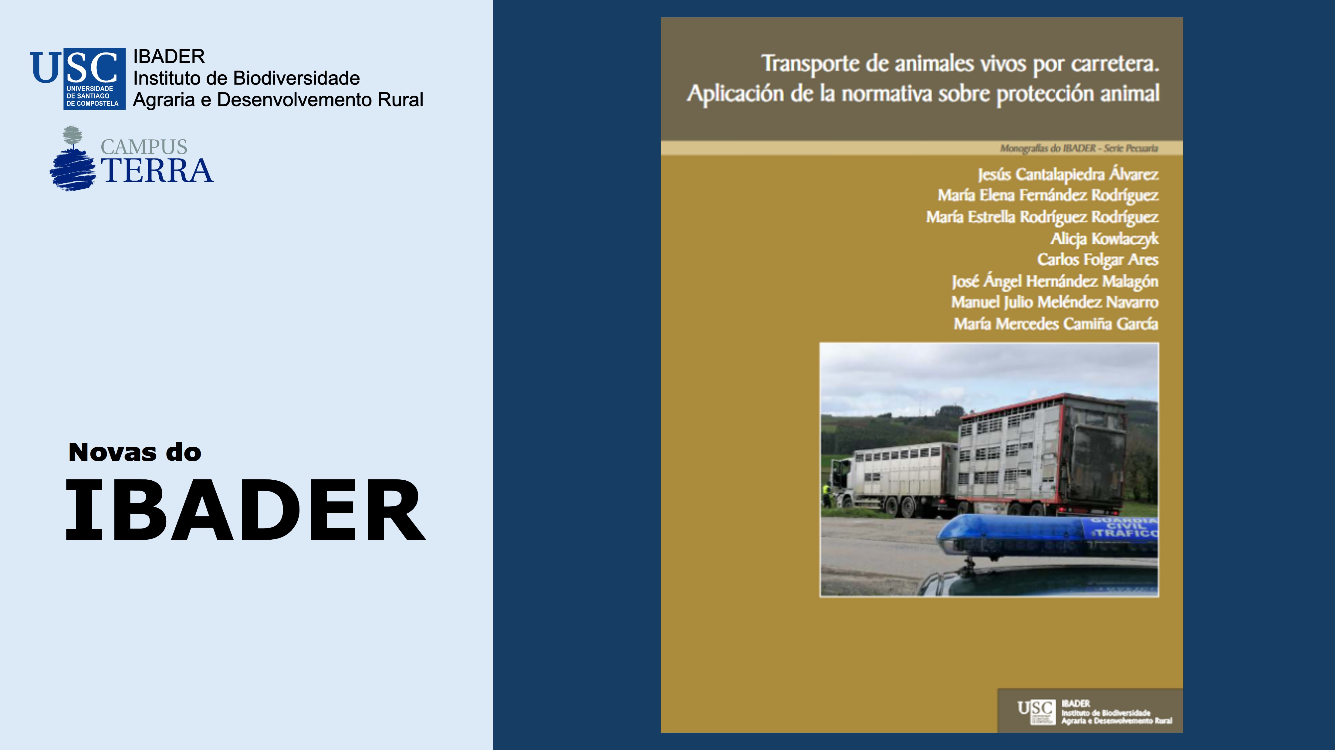 2026/06/03: Presentacion Monografía: Transporte de animales vivos por carretera