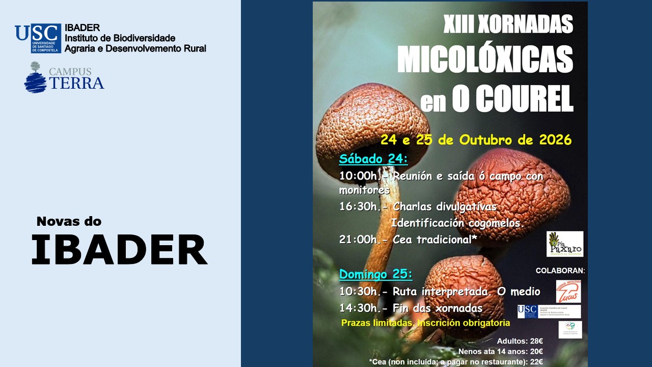 2026/10/24: XIII Xornadas Micolóxicas en O Courel