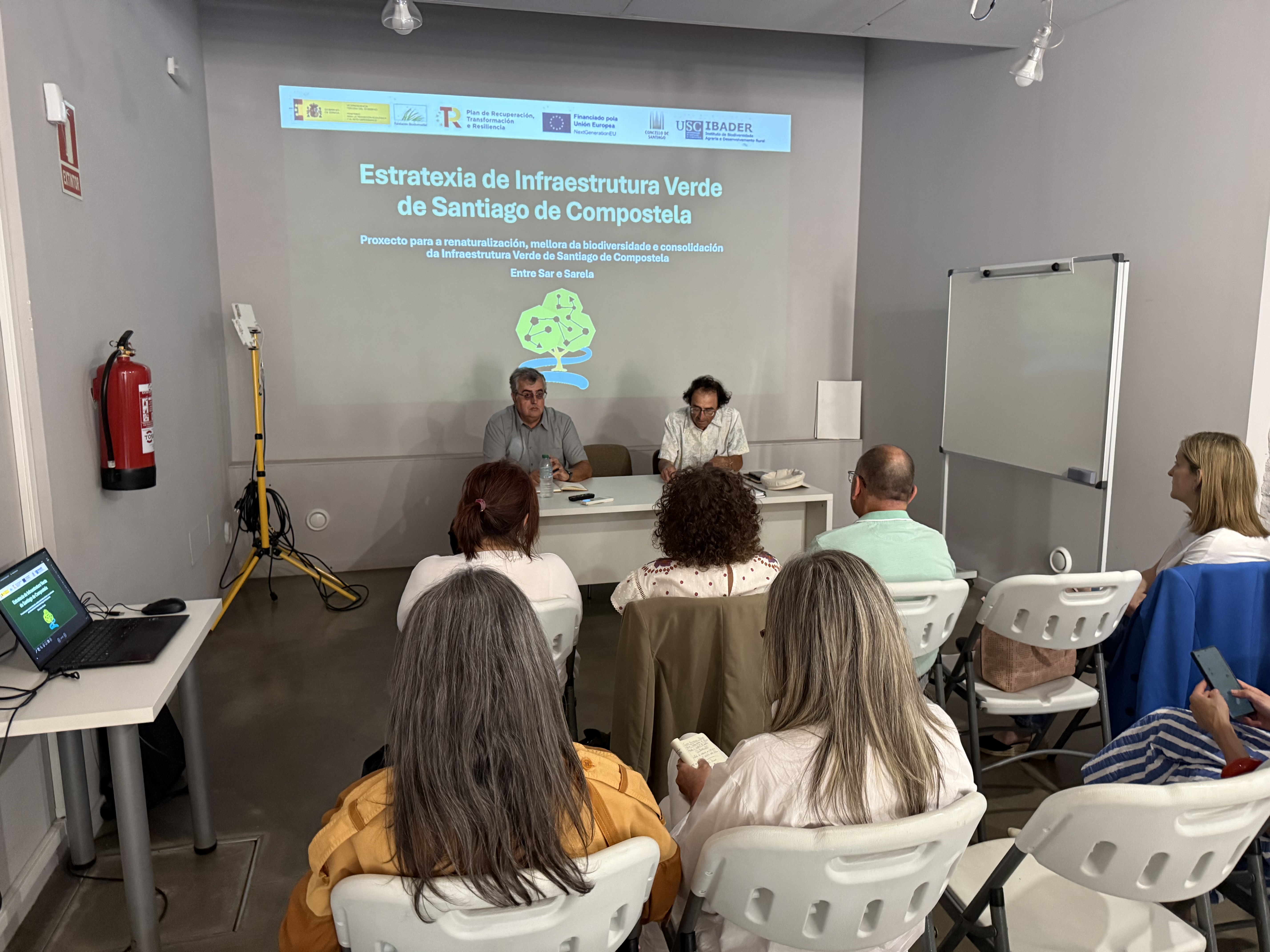 2025/07/14: O IBADER participou na presentación do borrador da Estratexia de Infraestrutura Verde de Santiago de Compostela