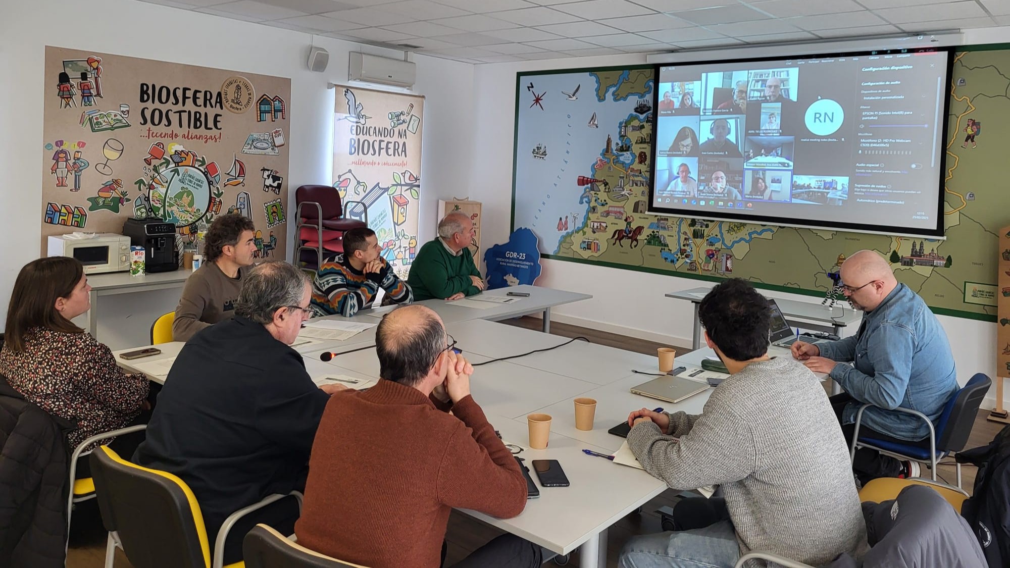 2025/02/28: O IBADER coordina a primeira reunión do comité de dirección de LIFE GLOBAL