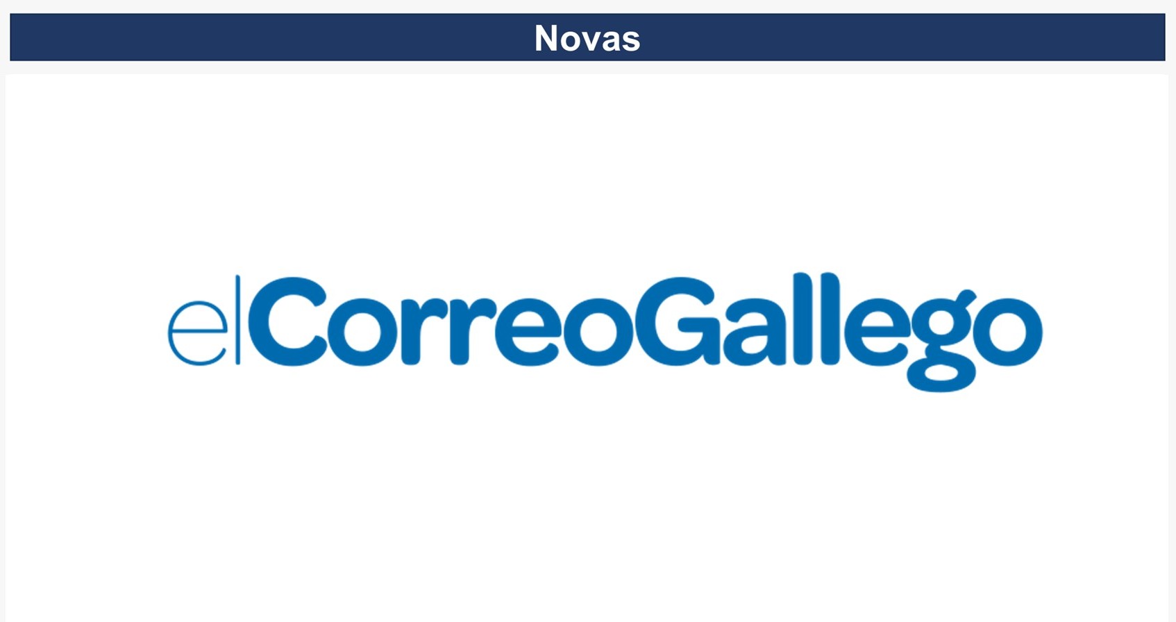 2025/08/22: El Correo Gallego faise eco das obras do Barrio Verde de Pontepedriña 