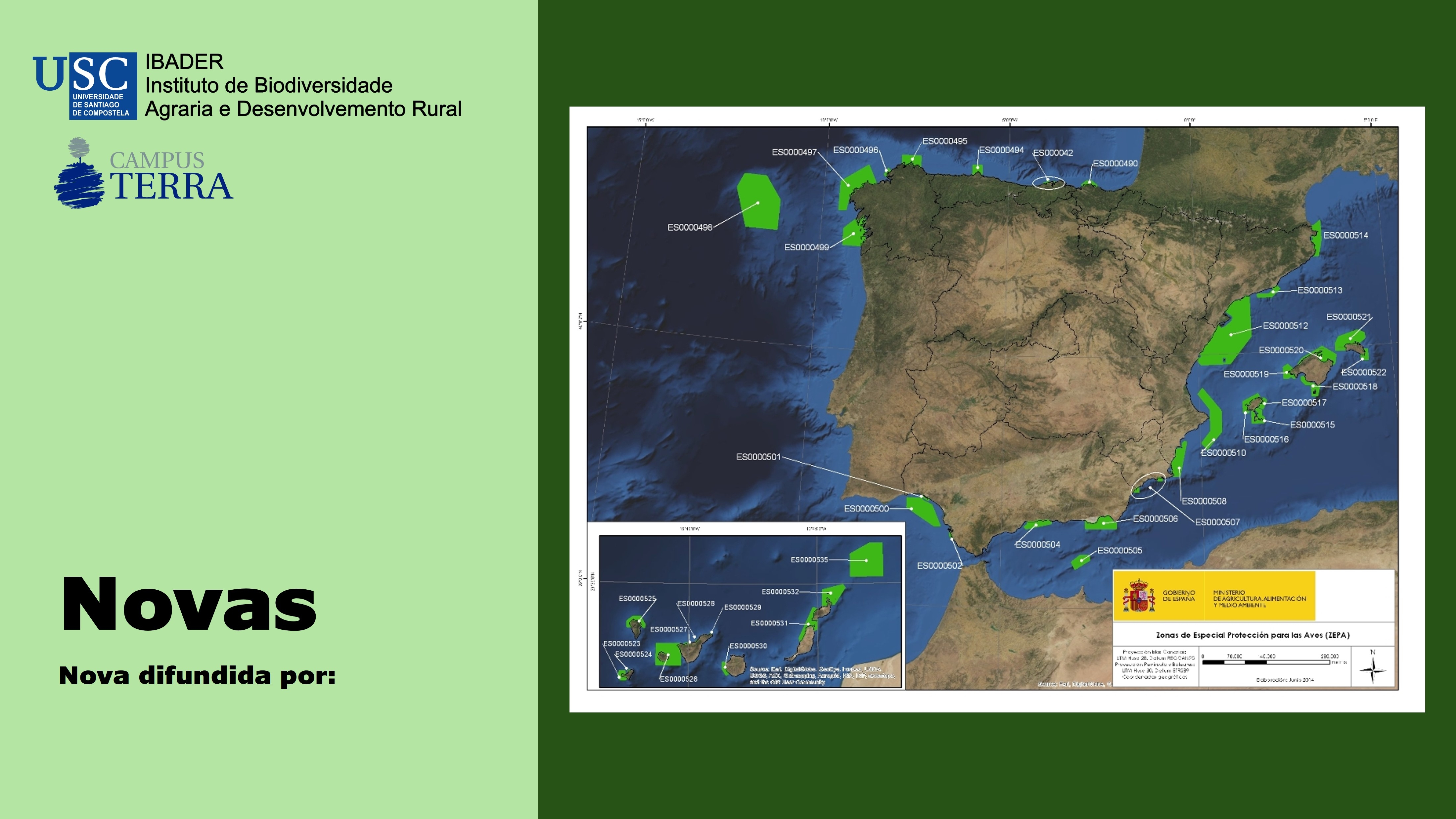 2014/07/18: Declaración de ZEPAS marinas