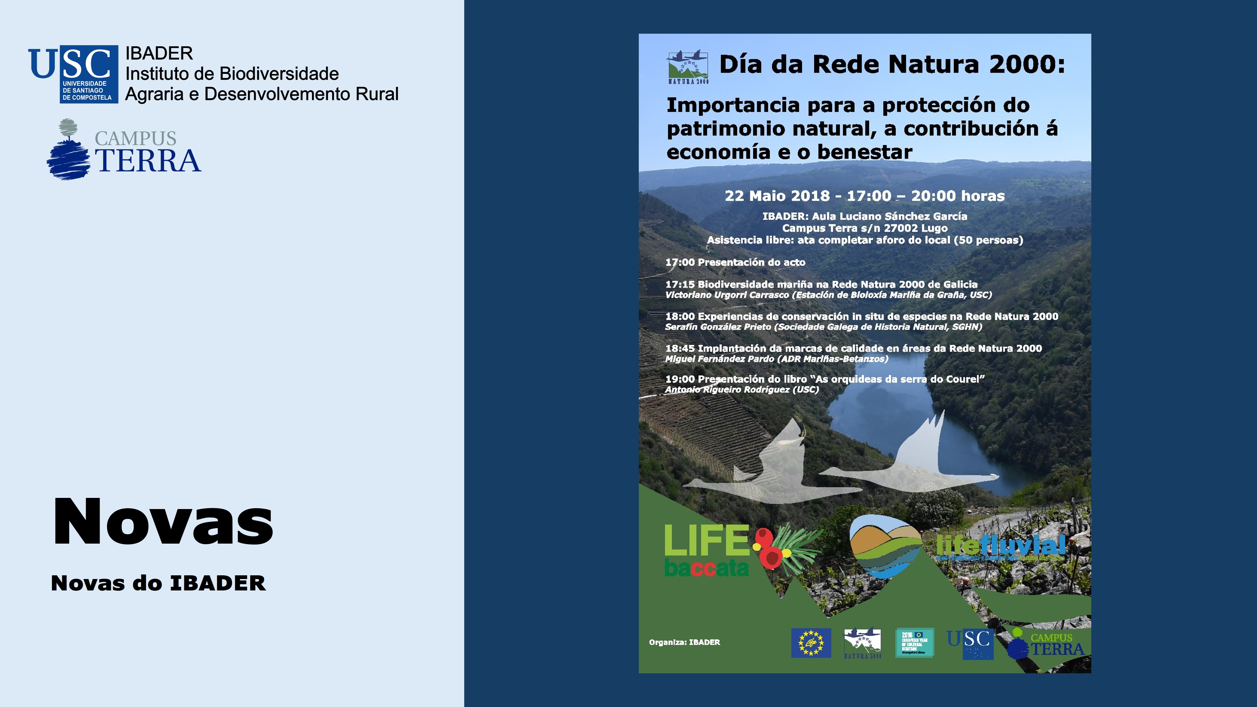 2018/05/22: Celebración do Día da Rede Natura 2000