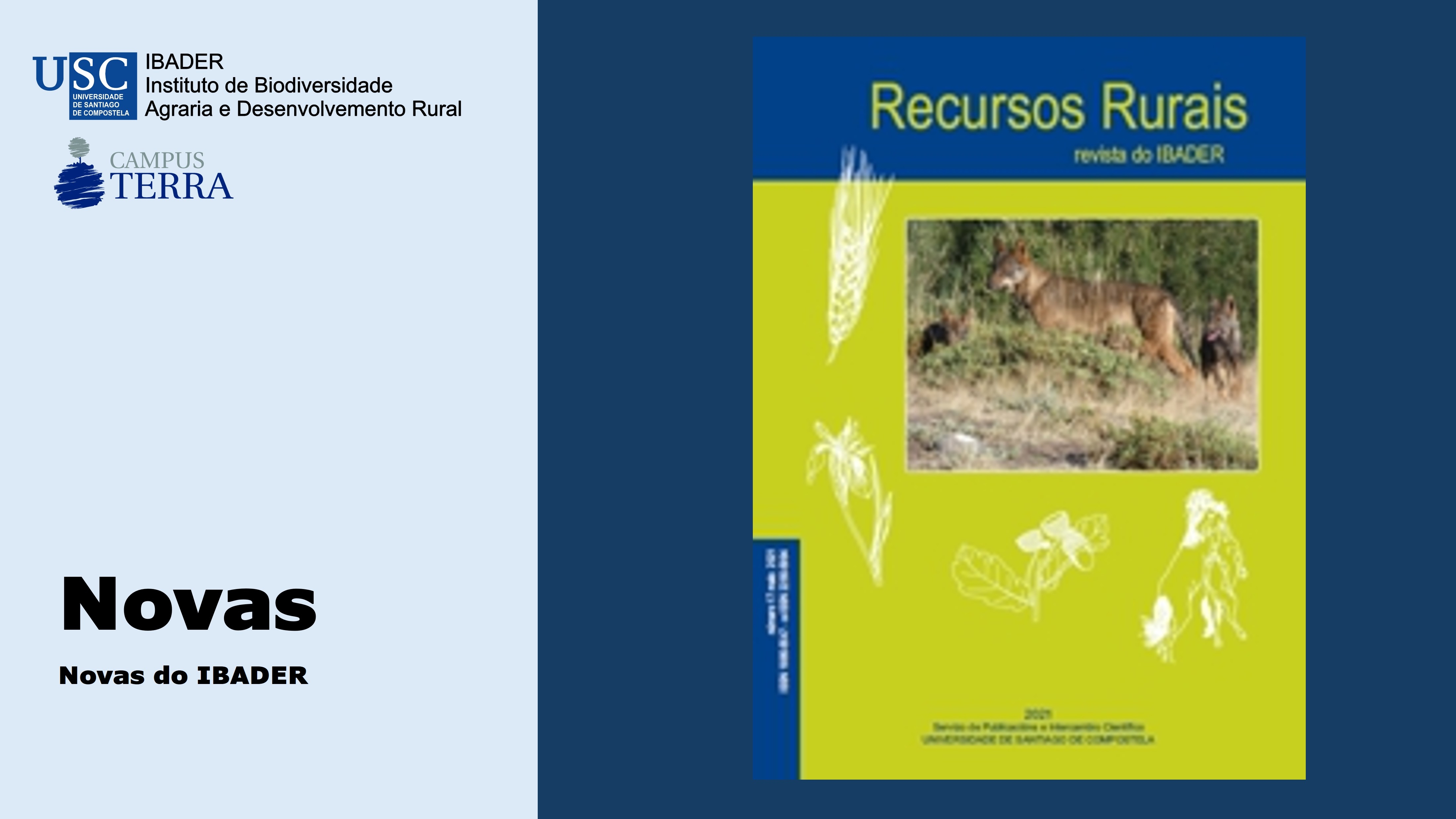 02/06/2021: Novo número da revista Recursos Rurais