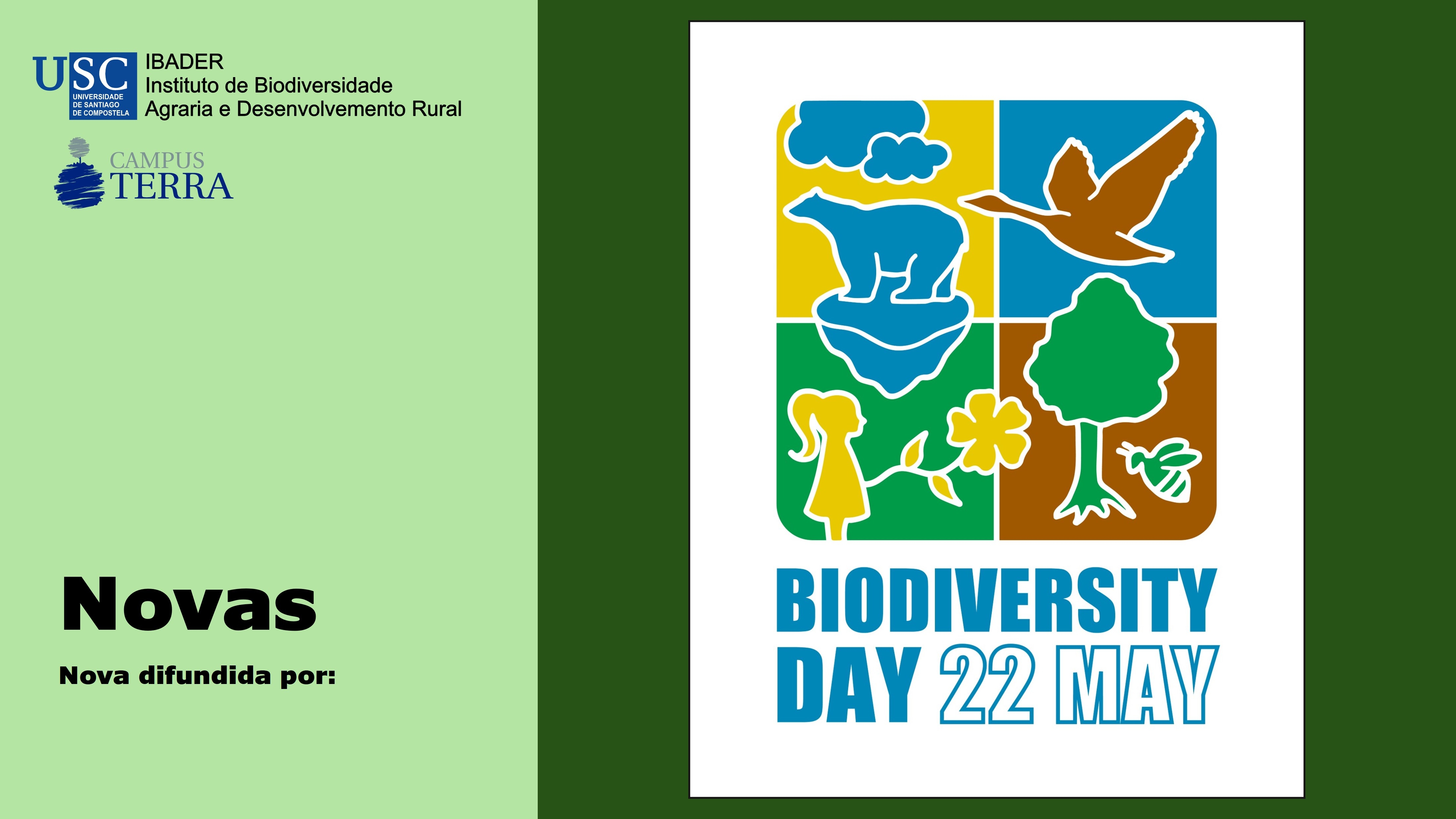2022/05/22: Día Internacional da Diversidade Biolóxica 