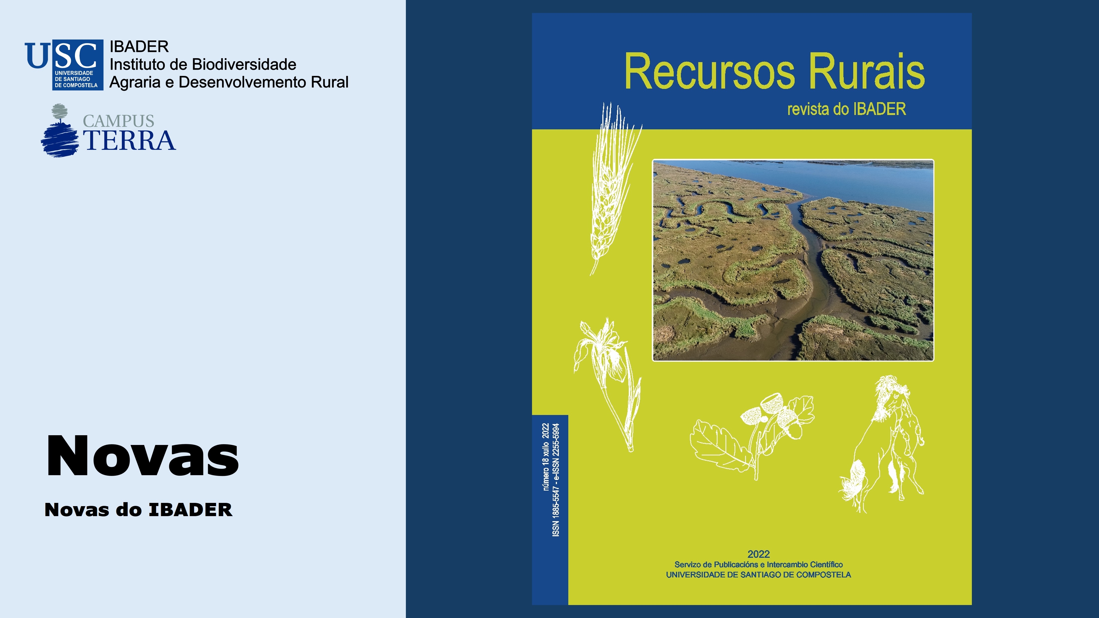 2022/07/26: Publicado o novo número da revista científico-técnica Recursos Rurais (nº 18 - Xullo 2022) en acceso on-line