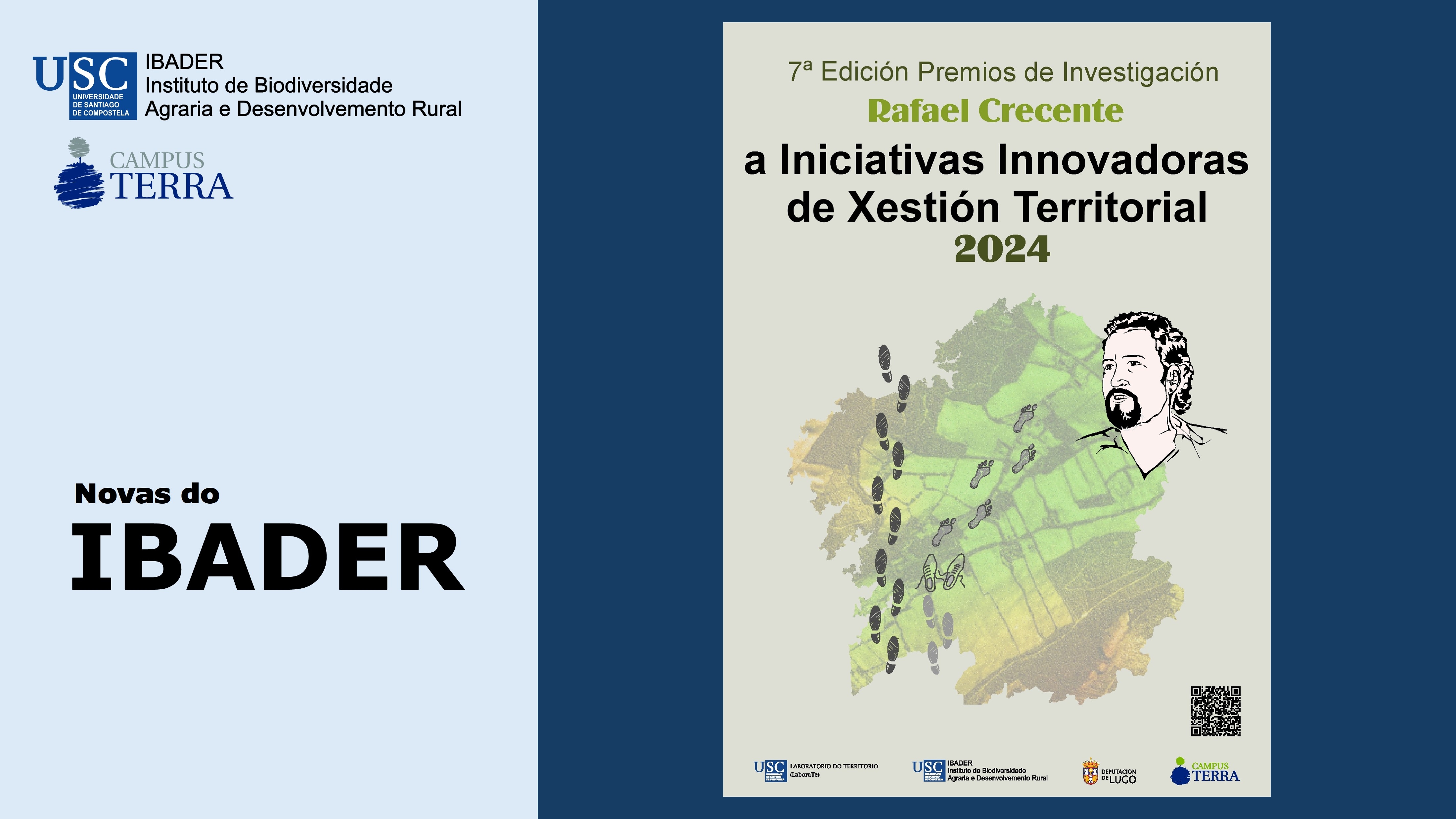 2024/01/22: Aberta a convocatoria da VII Edición dos Premios “Rafael Crecente” a Iniciativas Innovadoras de Xestión Territorial