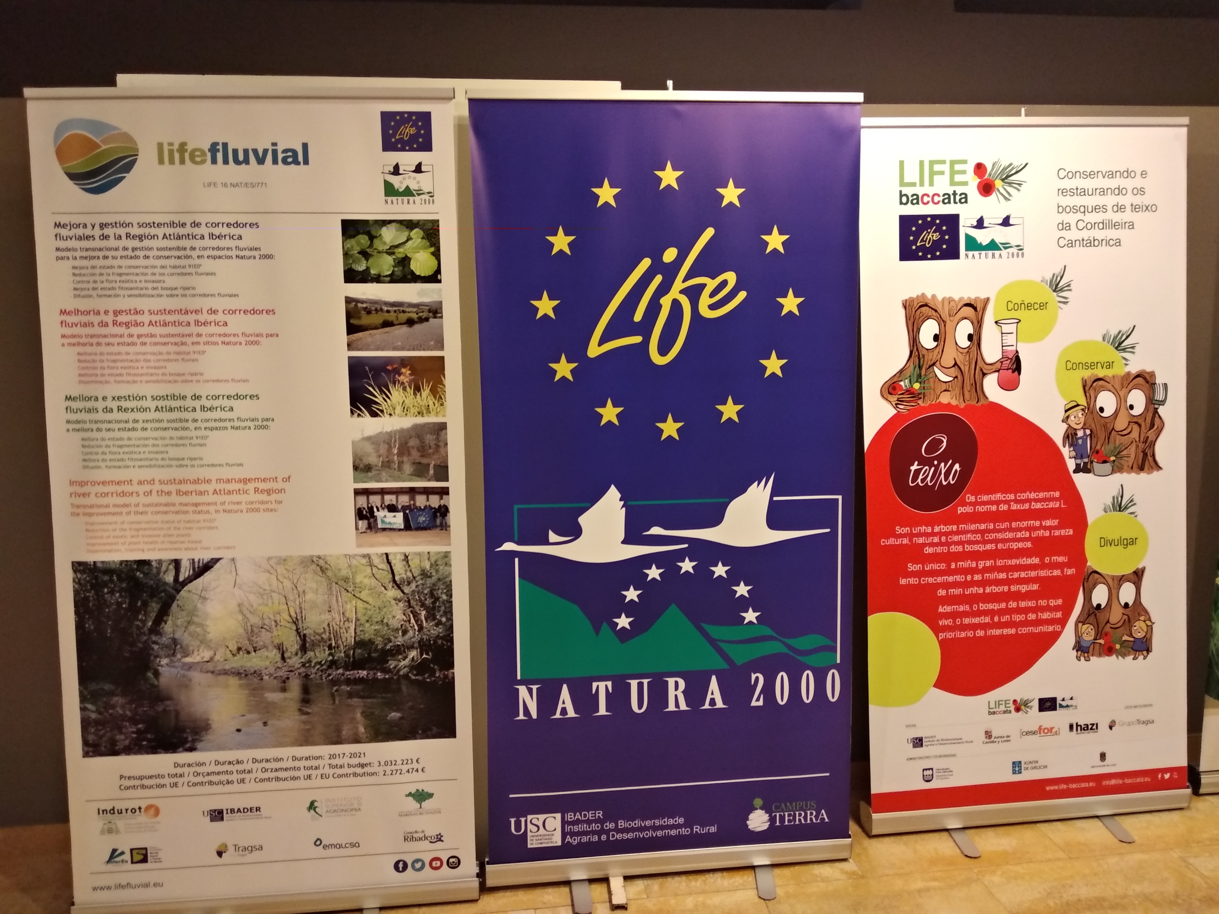 2018/03/23: Presentación de LIFE BACCATA e LIFE FLUVIAL en Ribadeo
