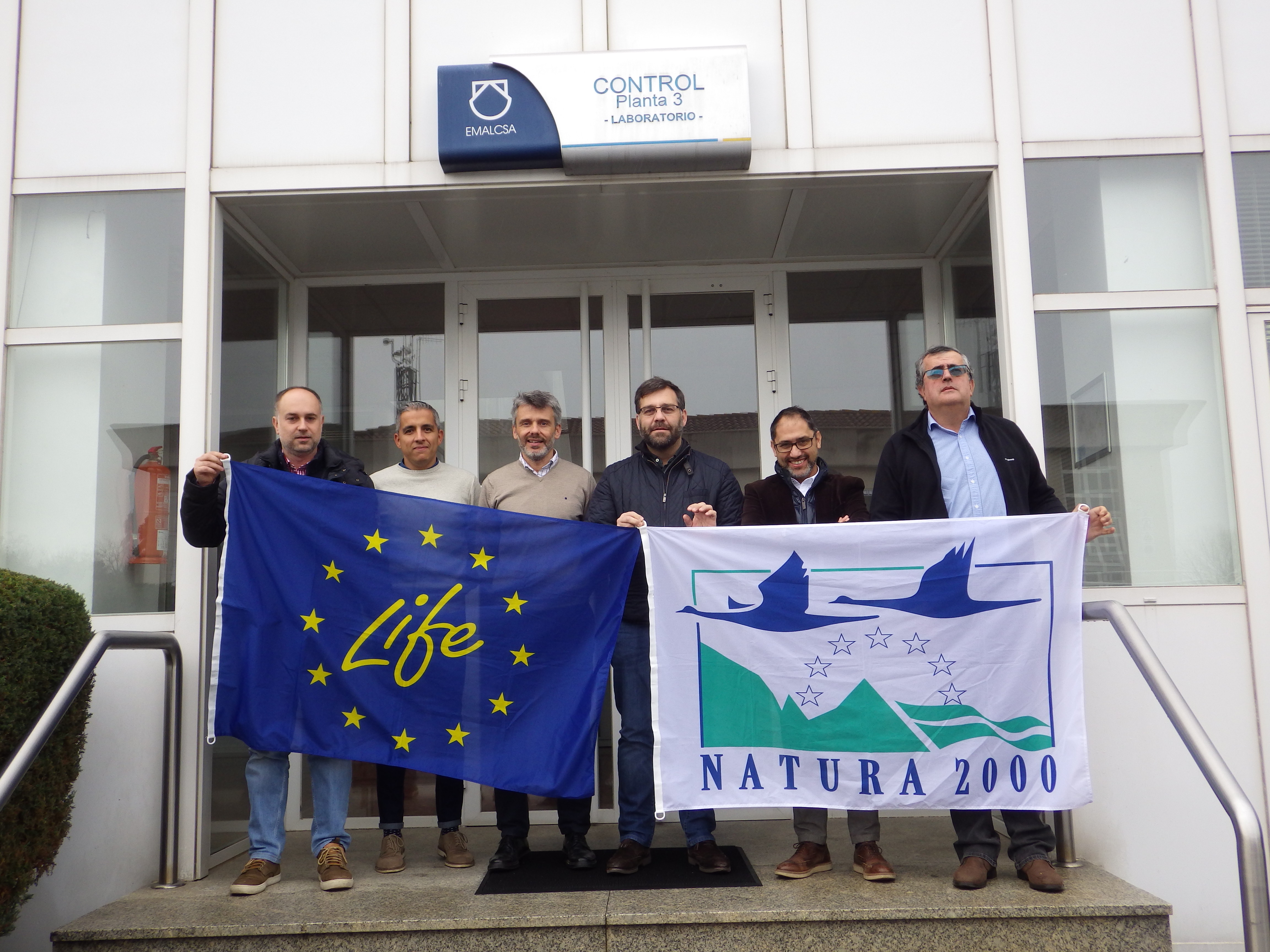 2018/12/14: Reunión de LIFE FLUVIAL na ETAP de A Telva (Cambre, A Coruña)