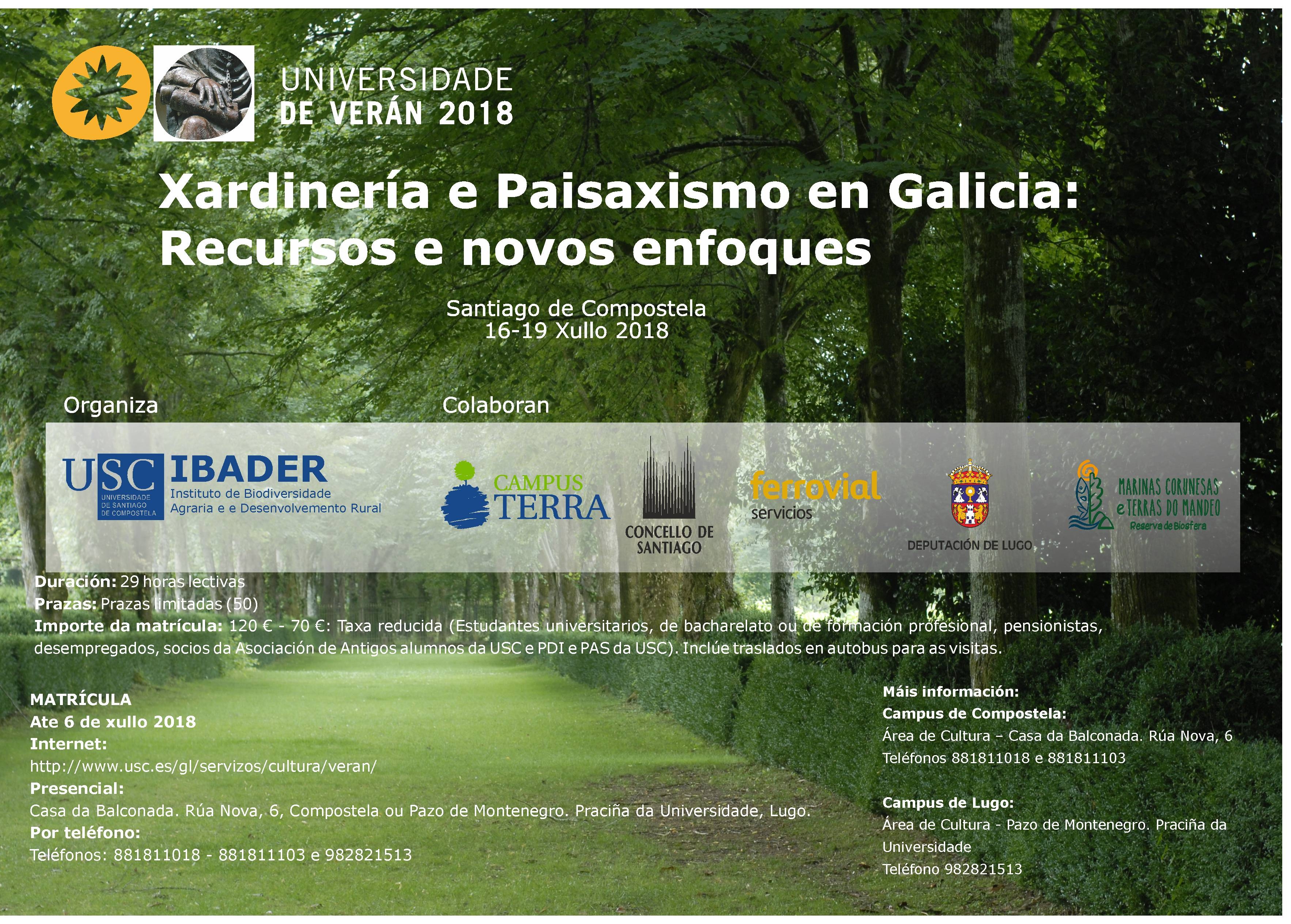 2018/05/31: Curso de Verán da USC organizado por IBADER