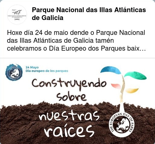 2023/05/24: Día Europeo dos Parques, «Construíndo sobre as nosas raíces»