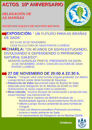 2015/11/11: Actos X Aniversario da Delegación de As Mariñas da SGHN